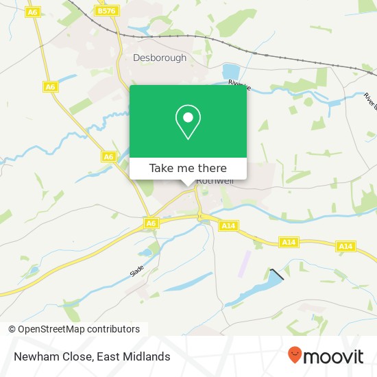 Newham Close map