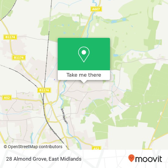 28 Almond Grove map