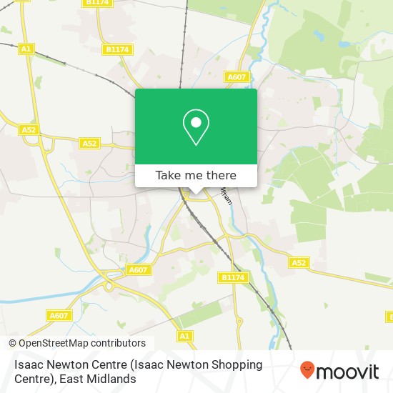Isaac Newton Centre map