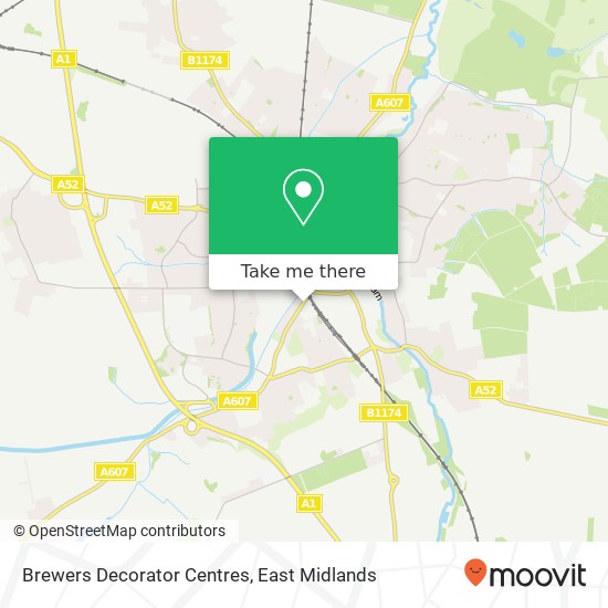 Brewers Decorator Centres map