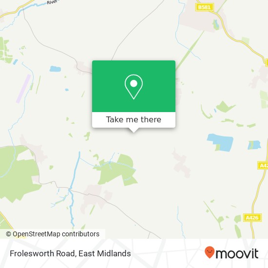 Frolesworth Road map