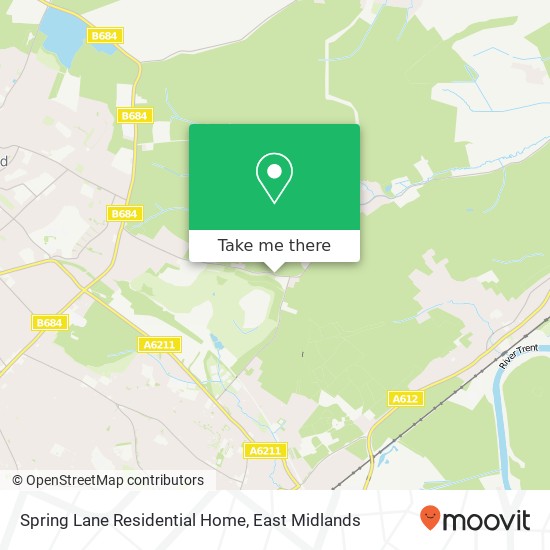 Spring Lane Residential Home map