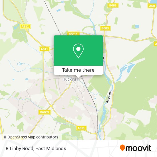 8 Linby Road map