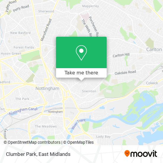 Clumber Park map