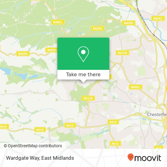 Wardgate Way map