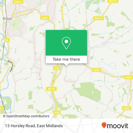 13 Horsley Road map