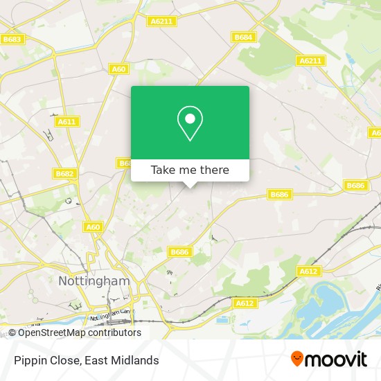 Pippin Close map