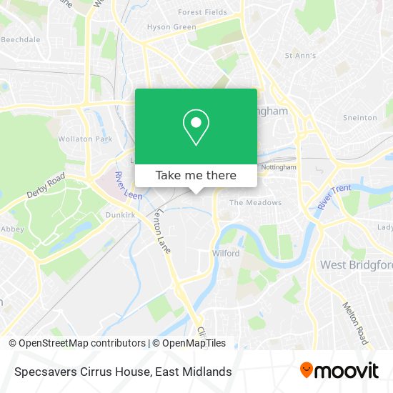 Specsavers Cirrus House map