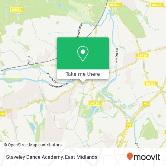 Staveley Dance Academy map
