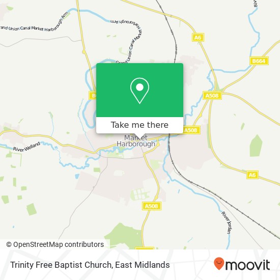 Trinity Free Baptist Church map