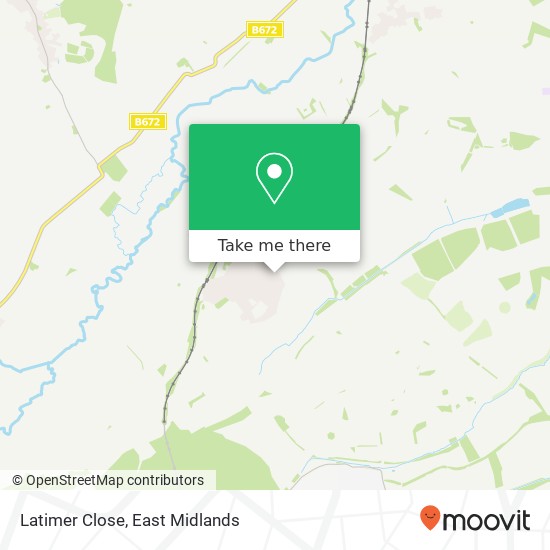 Latimer Close map