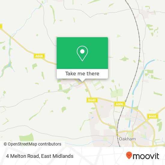 4 Melton Road map