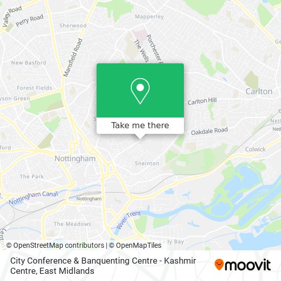 City Conference & Banquenting Centre - Kashmir Centre map