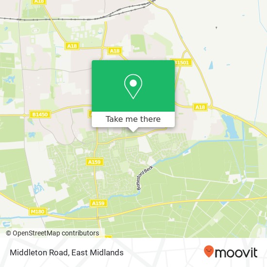 Middleton Road map