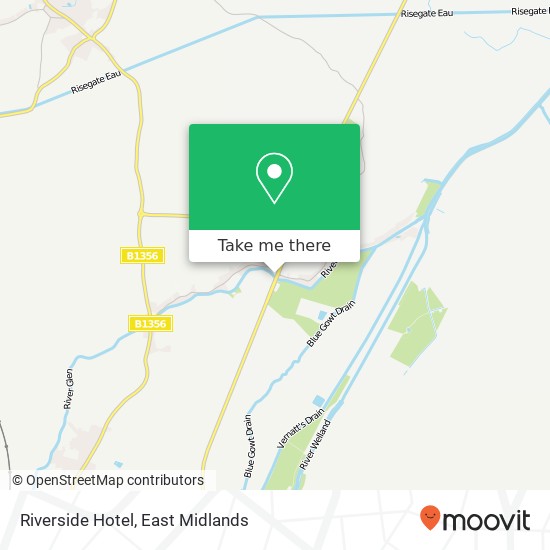 Riverside Hotel map