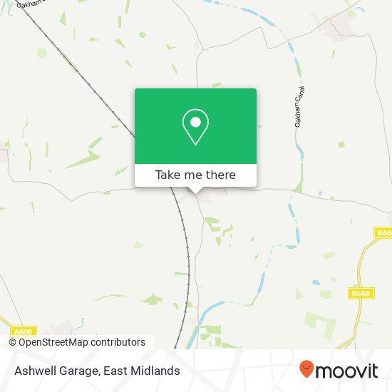 Ashwell Garage map