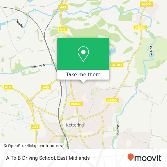 A To B Driving School map