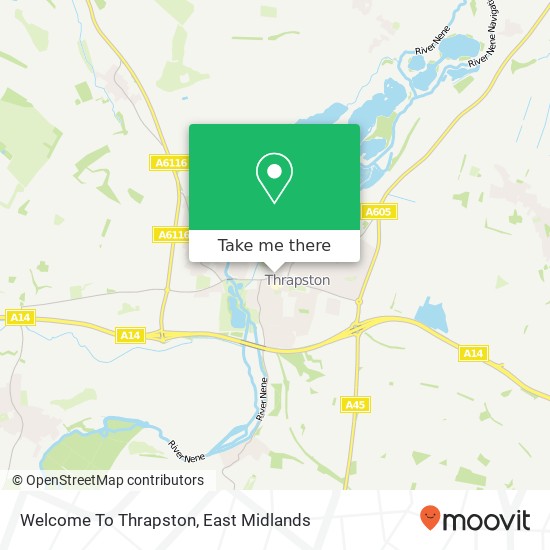 Welcome To Thrapston map