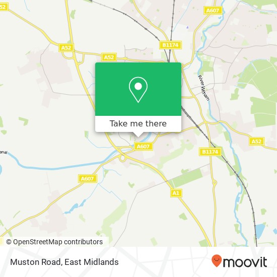 Muston Road map