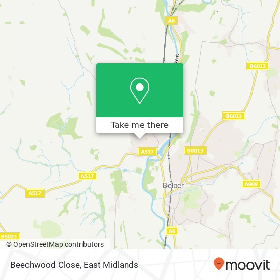 Beechwood Close map