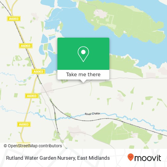 Rutland Water Garden Nursery map