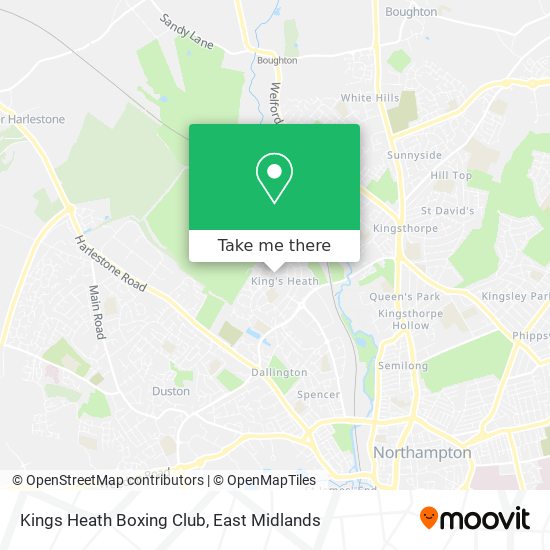 Kings Heath Boxing Club map