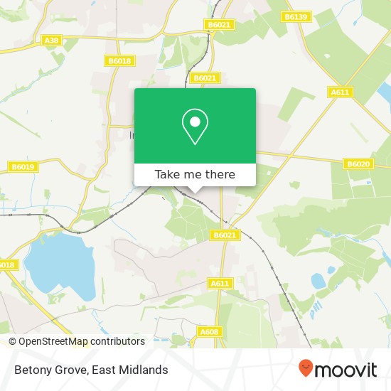 Betony Grove map