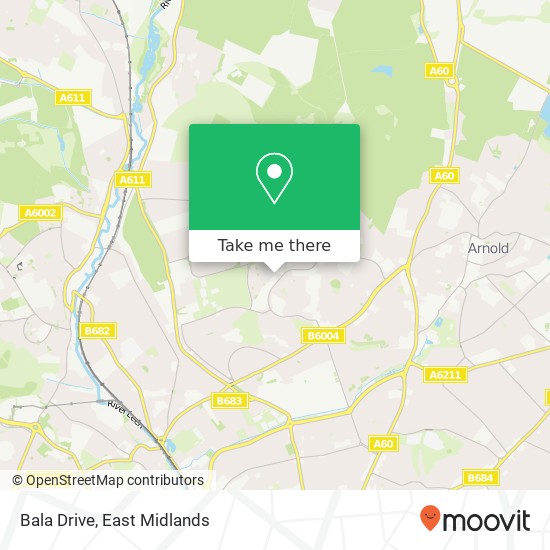 Bala Drive map
