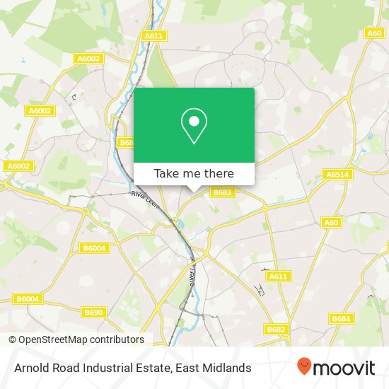 Arnold Road Industrial Estate map