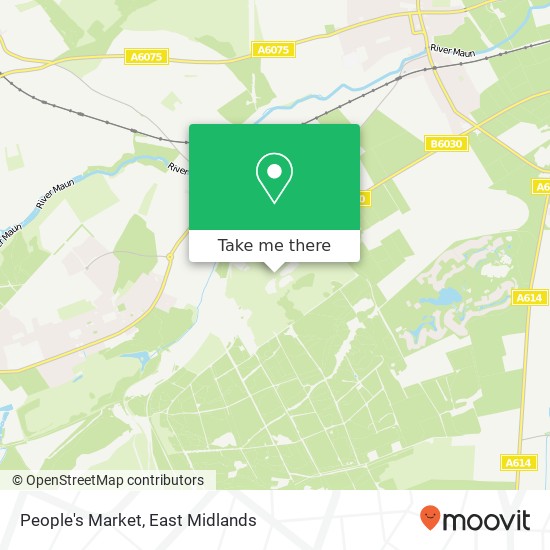 People's Market map