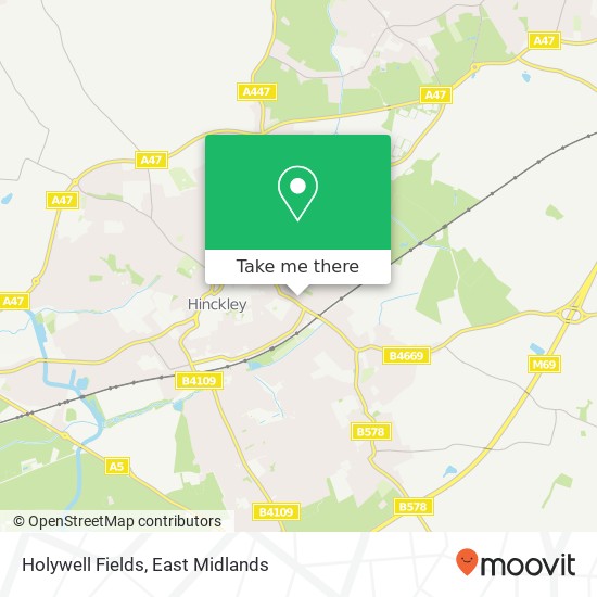Holywell Fields map