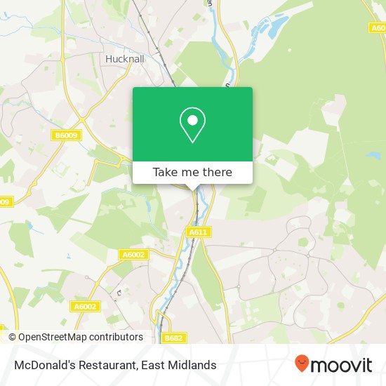 McDonald's Restaurant map