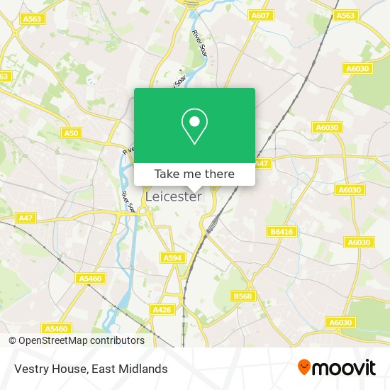 Vestry House map