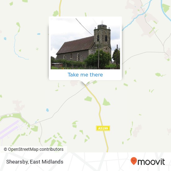Shearsby map