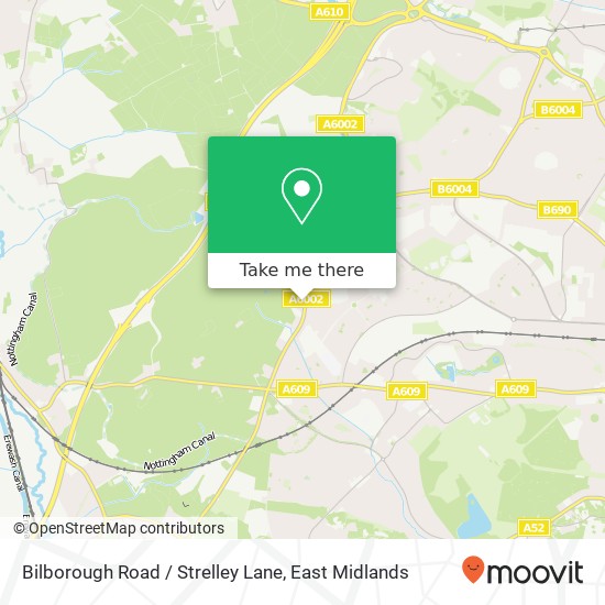 Bilborough Road / Strelley Lane map