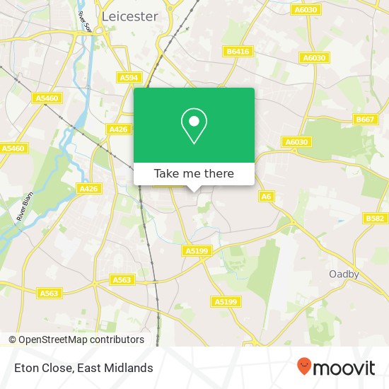 Eton Close map