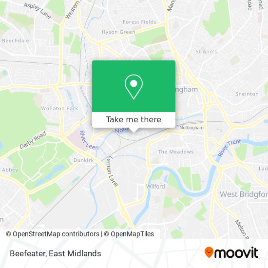 Beefeater map