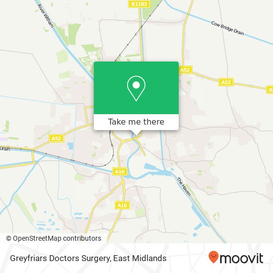 Greyfriars Doctors Surgery map