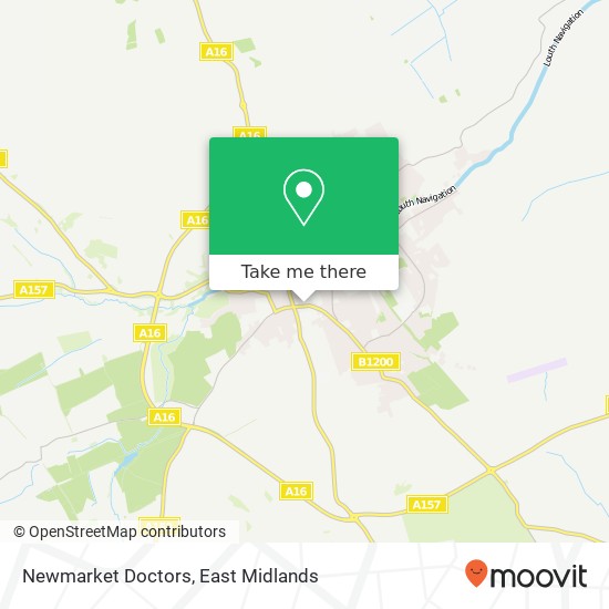 Newmarket Doctors map