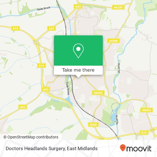 Doctors Headlands Surgery map