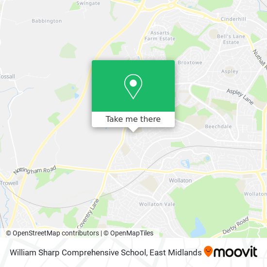 William Sharp Comprehensive School map