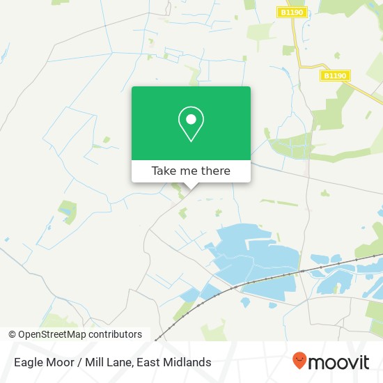Eagle Moor / Mill Lane map