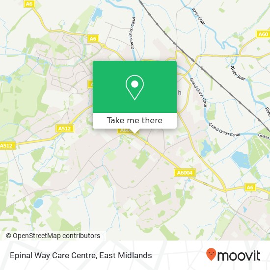 Epinal Way Care Centre map