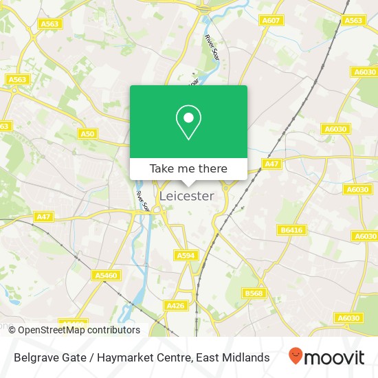 Belgrave Gate / Haymarket Centre map