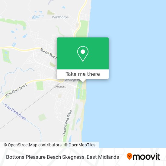 Bottons Pleasure Beach Skegness map