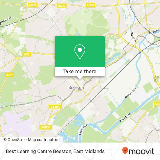 Best Learning Centre Beeston map