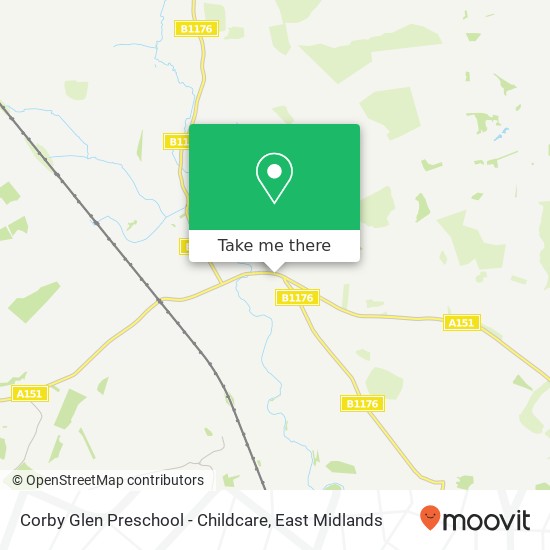 Corby Glen Preschool - Childcare map