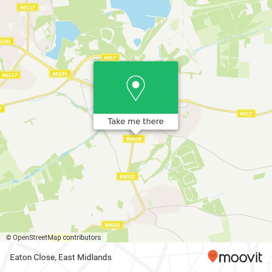 Eaton Close map