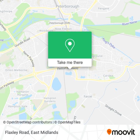 Flaxley Road map