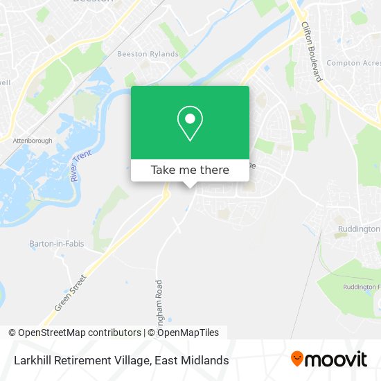 Larkhill Retirement Village map